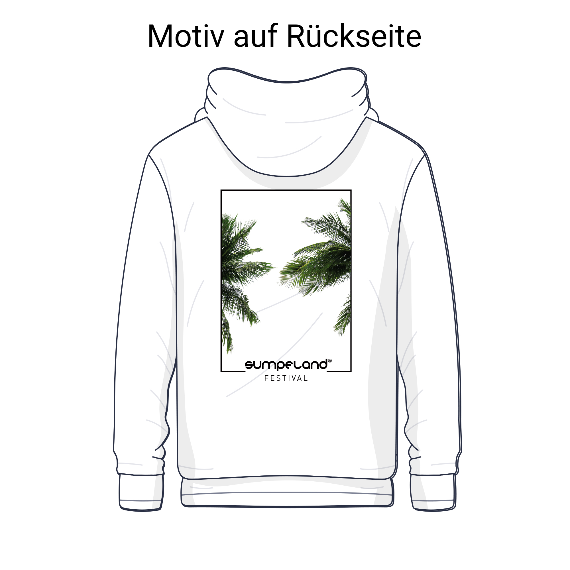 Sumpfland Festival Hoodie in Sky Blue
