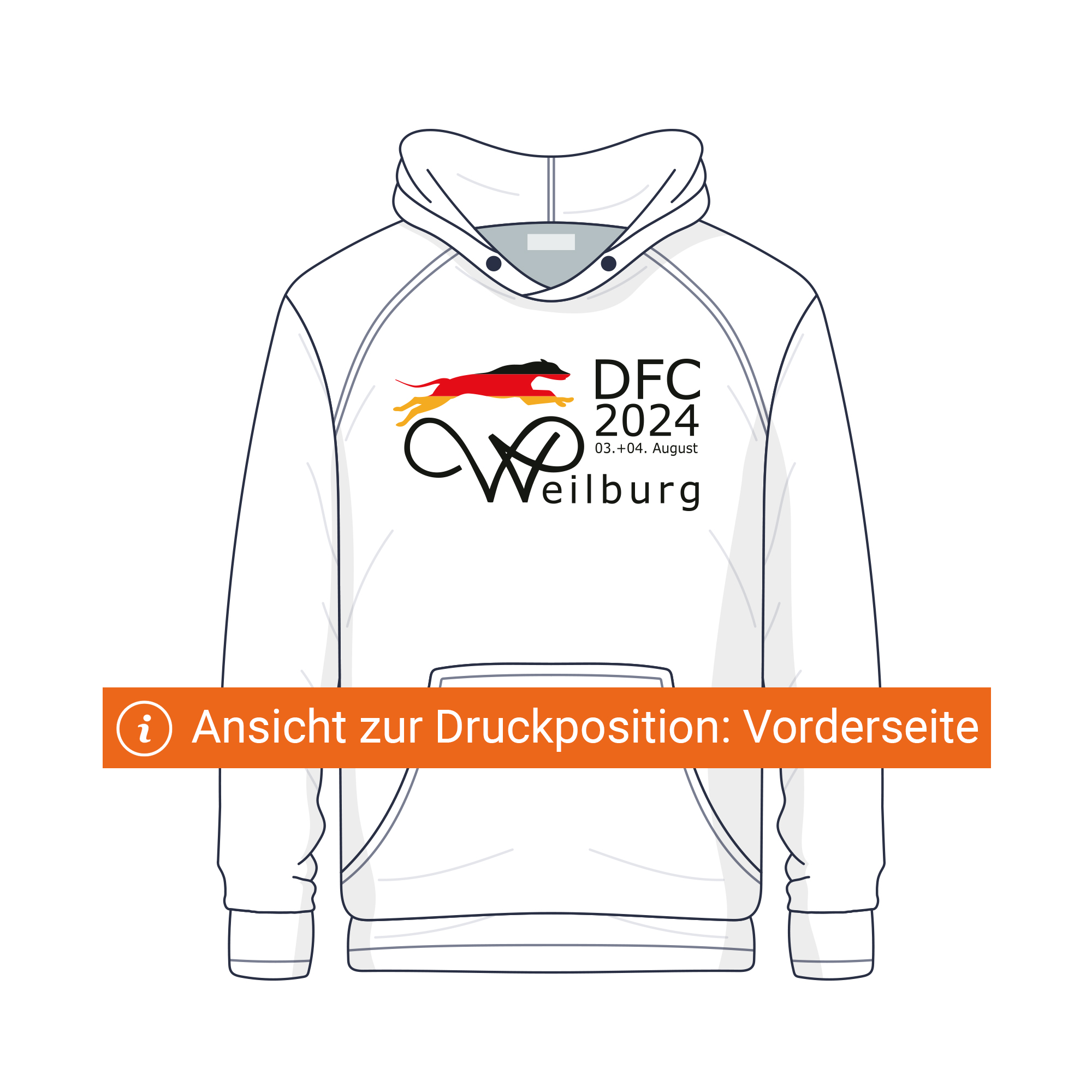Hoodie - Farbe: jet black | Größe: L