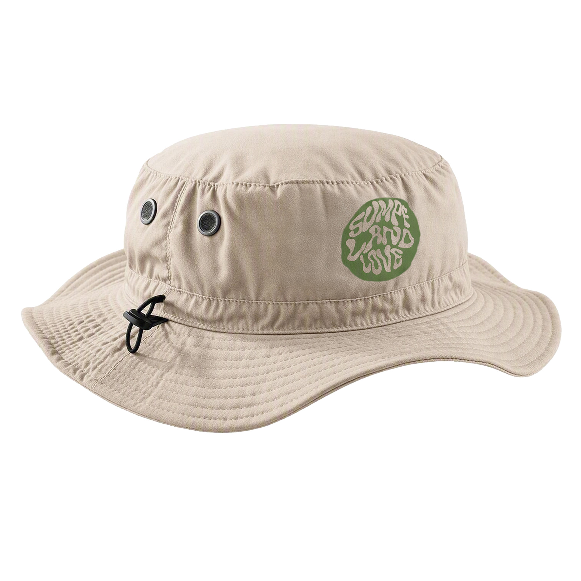 Sumpfland Cargo Bucket Hat Farbe: Stone