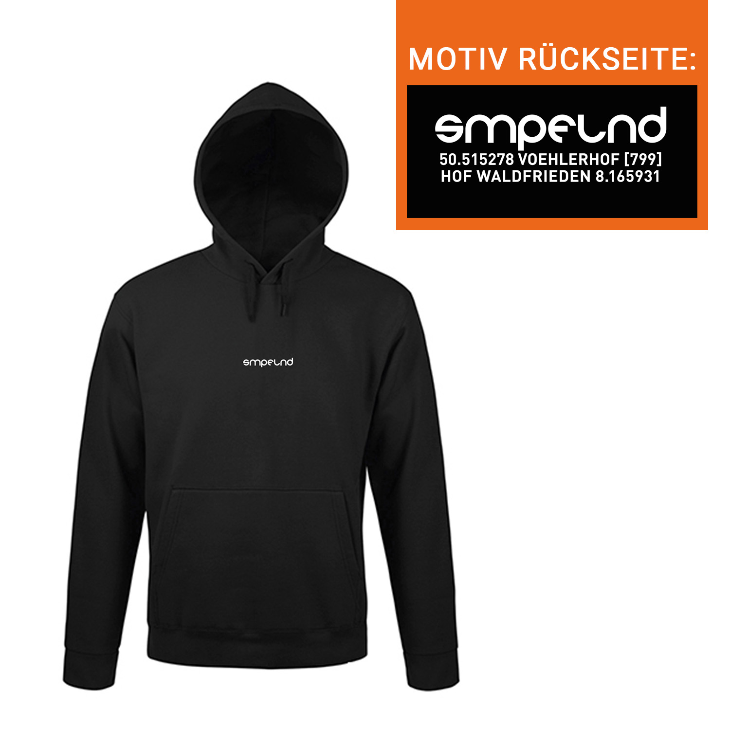 Sumpfland Festival Hoodie in Schwarz