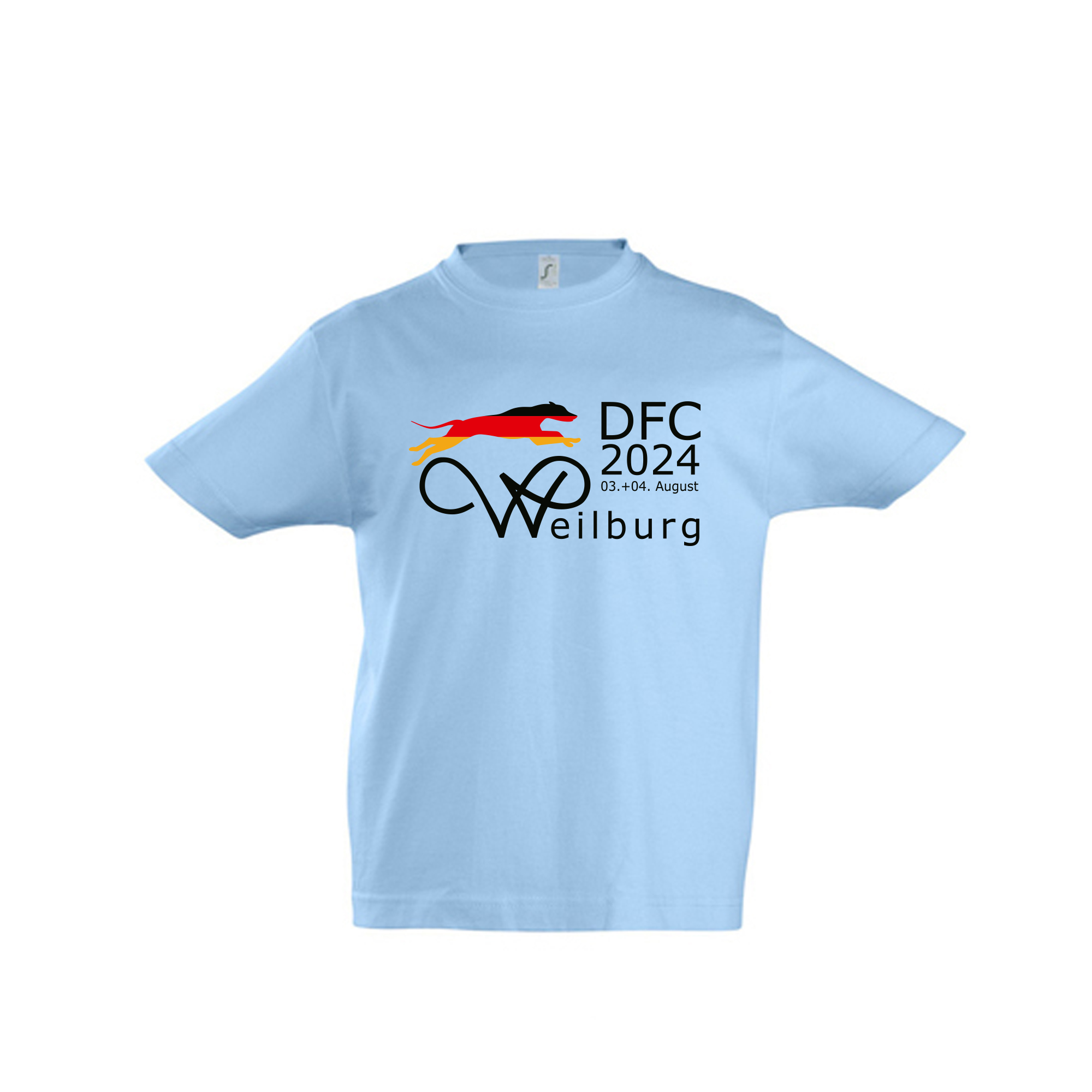 T-Shirt Kids - Farbe: sky blue | Größe: 6 Jahre (106/116)