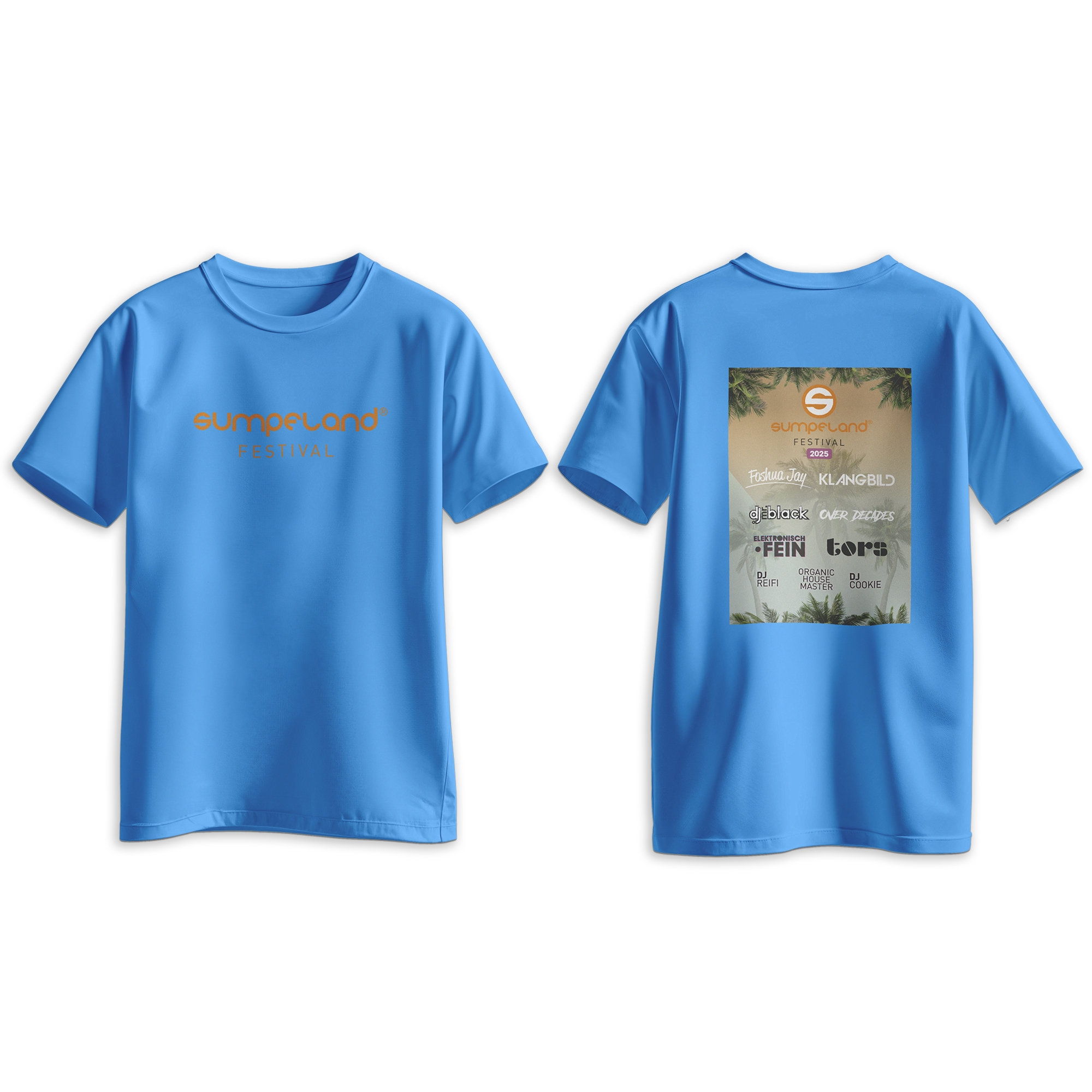 Sumpfland Festival T-Shirt in Sky Blue